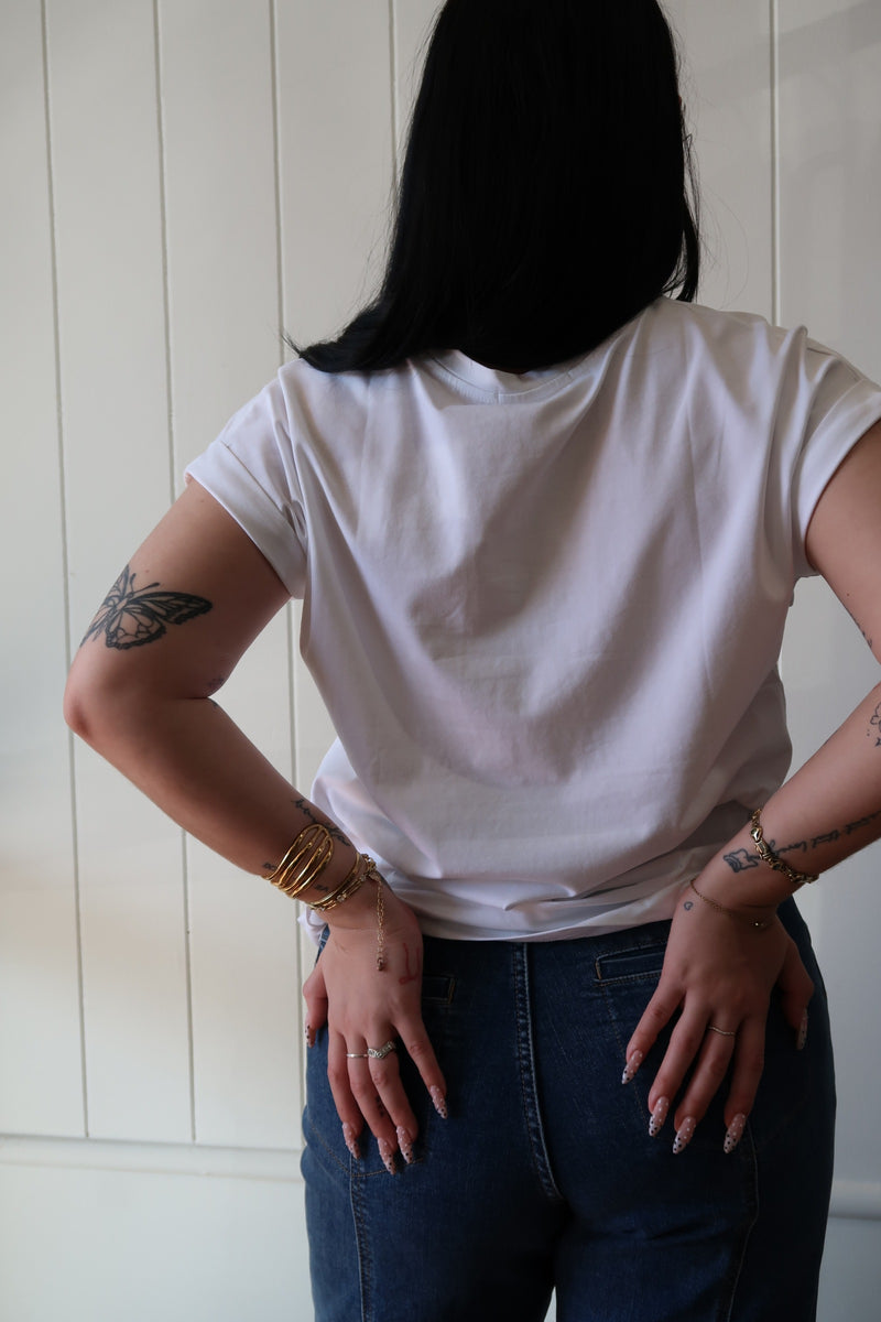Rhodes Tee White