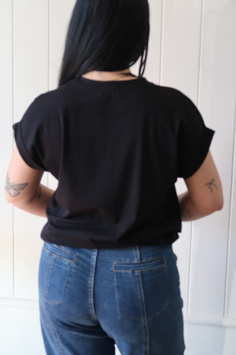 Rhodes Tee Black
