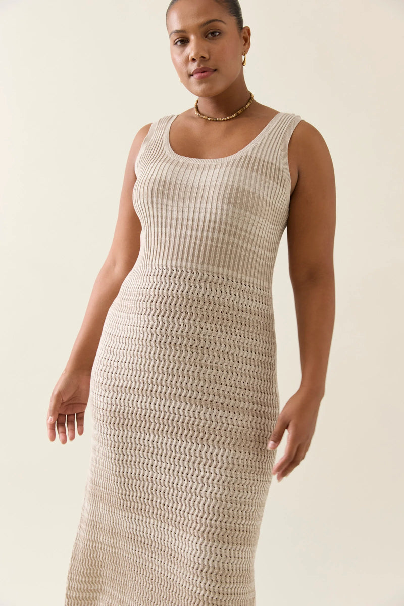 Ida Knit Tank Dress Canvas