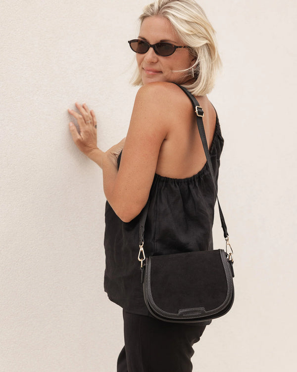 Jade Crossbody Bag Black