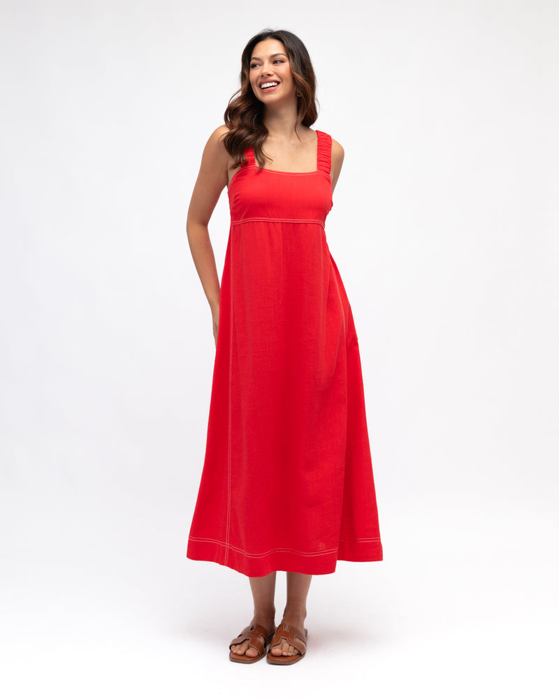 Holly Dress Red