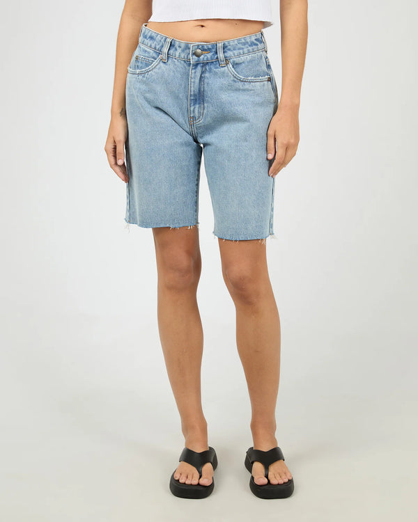 Lexie Denim Jort Light Blue