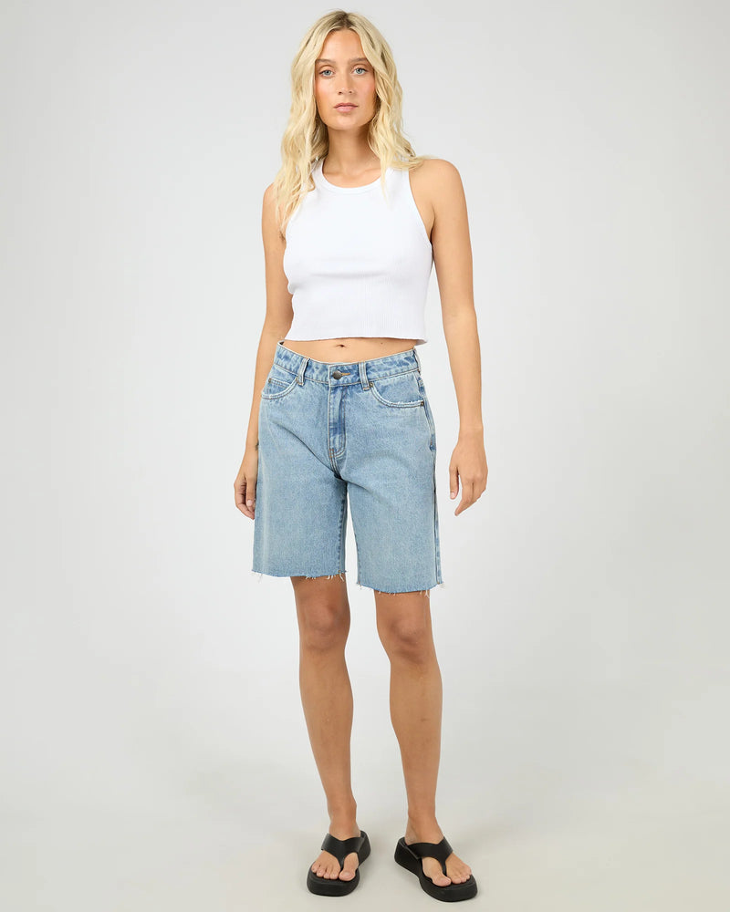 Lexie Denim Jort Light Blue
