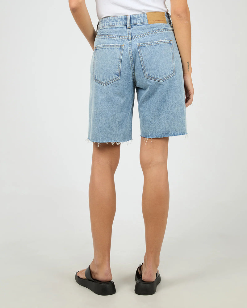 Lexie Denim Jort Light Blue