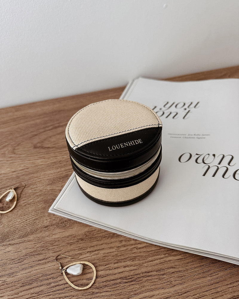 Loz Jewellery Box Black/Tan