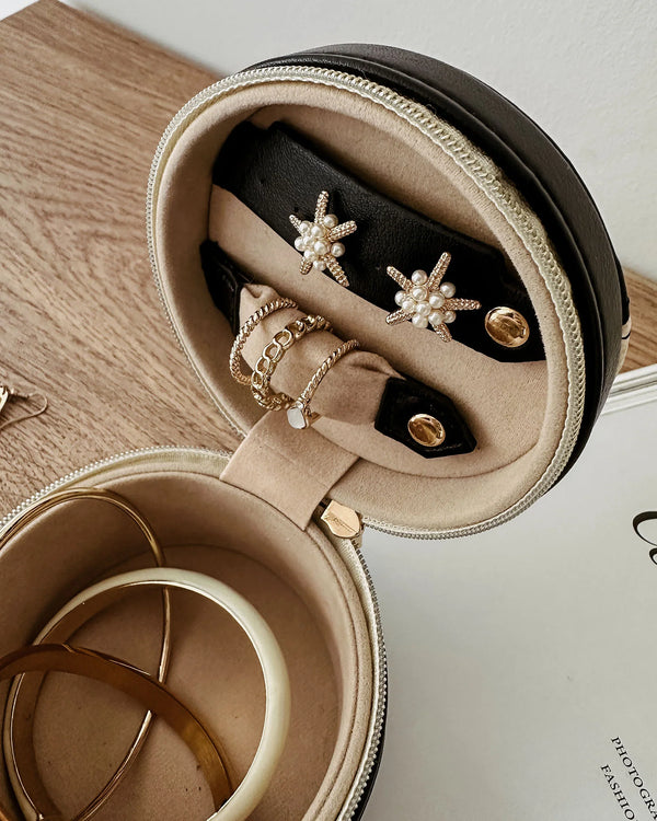 Loz Jewellery Box Black/Tan
