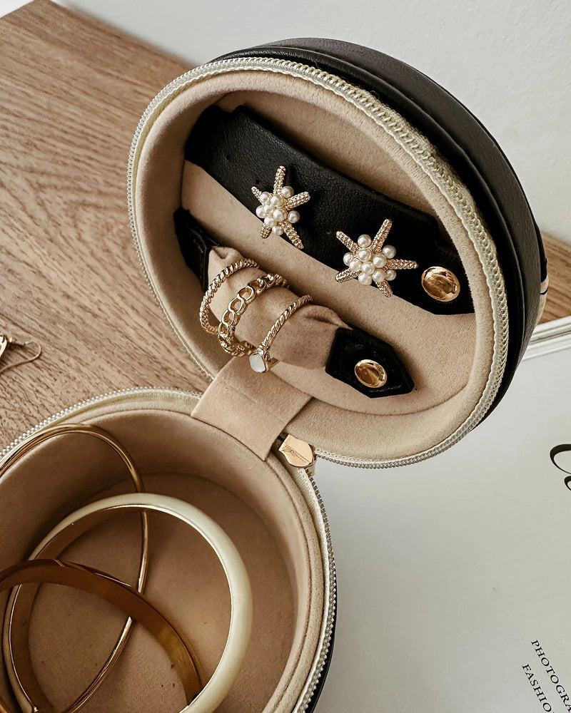 Loz Jewellery Box Black/Tan