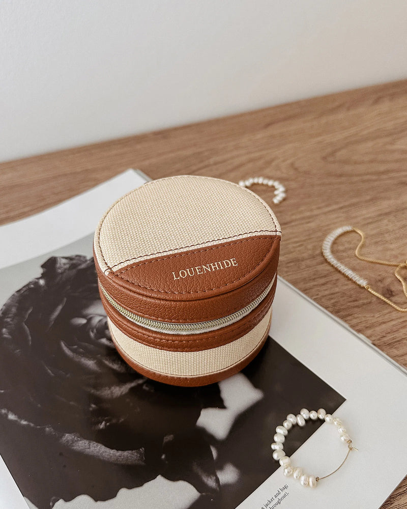 Loz Jewellery Box Canvas/Tan