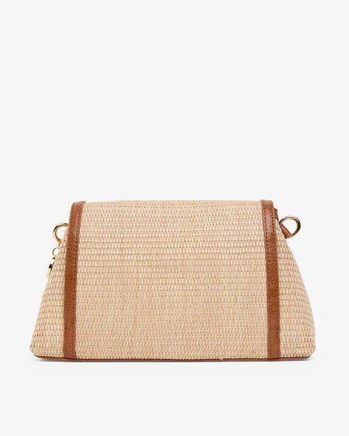 Lugano Crossbody Bag Tan Weave