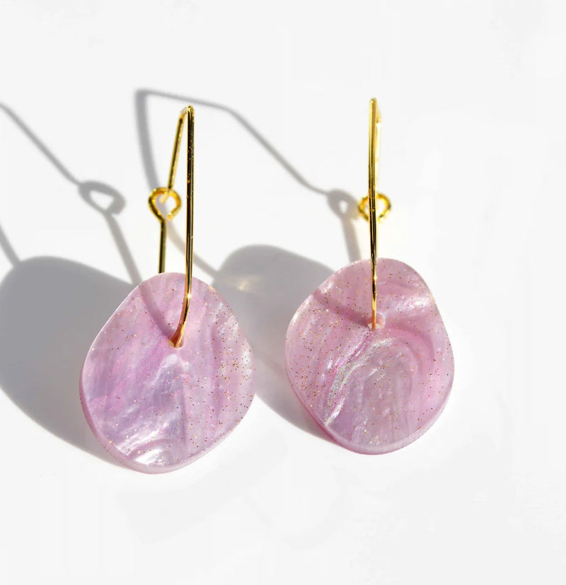 Luna Earrings Lilac