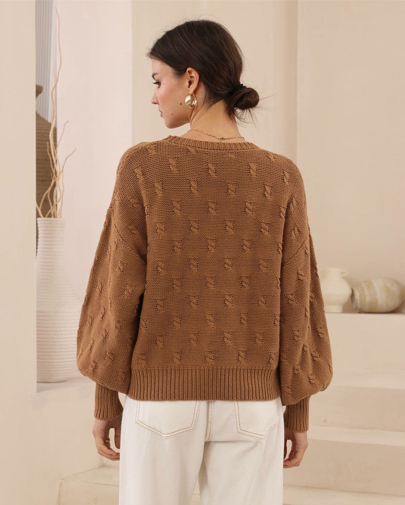 Mallory Knit Caramel