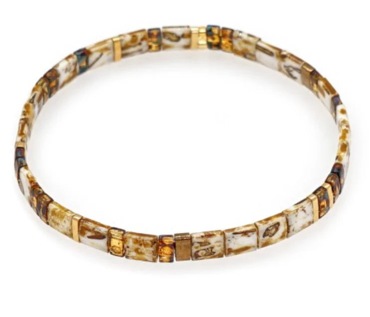 Ibiza Bracelet Mocha Marble