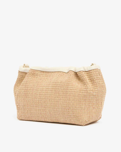 Monty Crossbody Bag Natural Weave