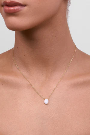 Emery Gold Opal Necklace