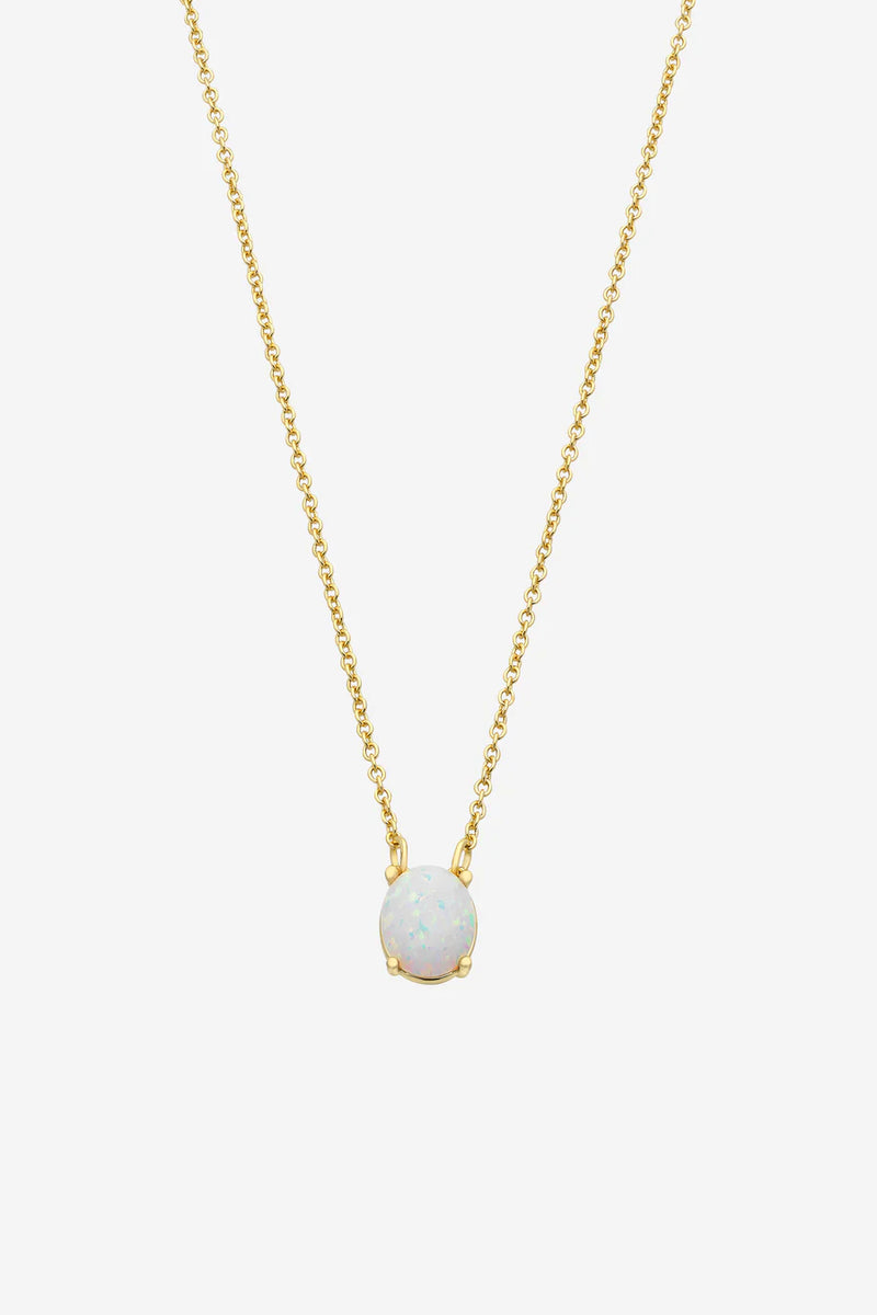 Emery Gold Opal Necklace