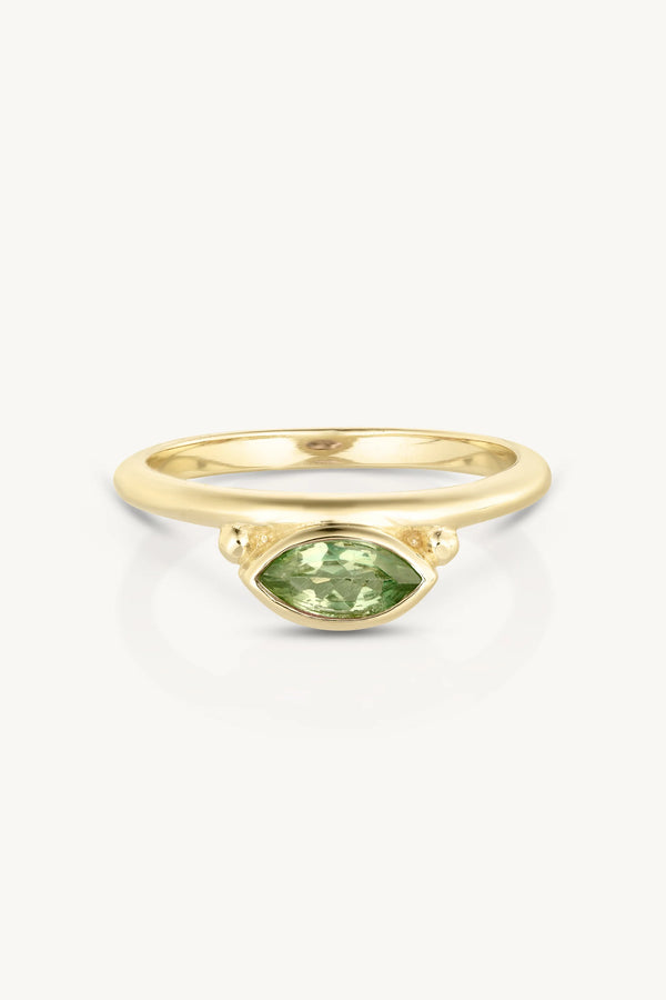Nyra Marquise Apatite Gold Ring