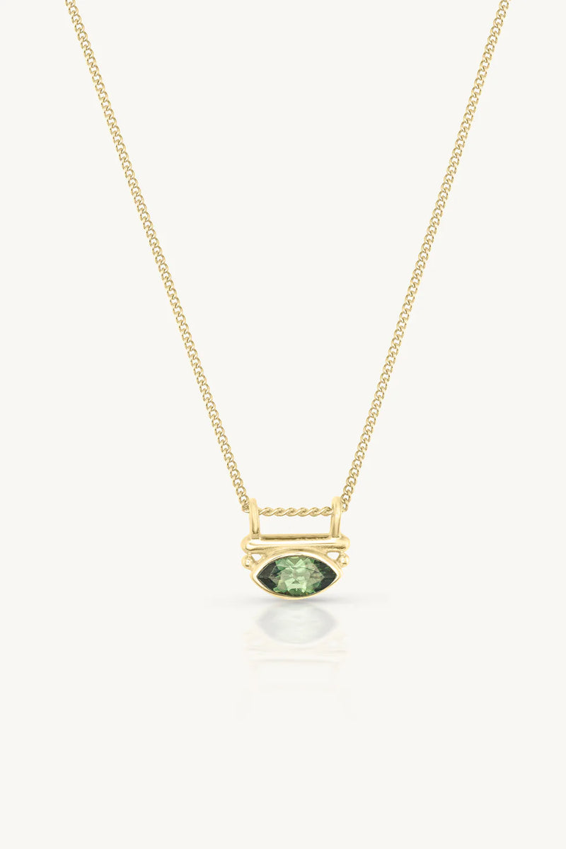 Nyra Apatite Gold Necklace