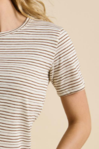 Petra Tee Choc Stripe
