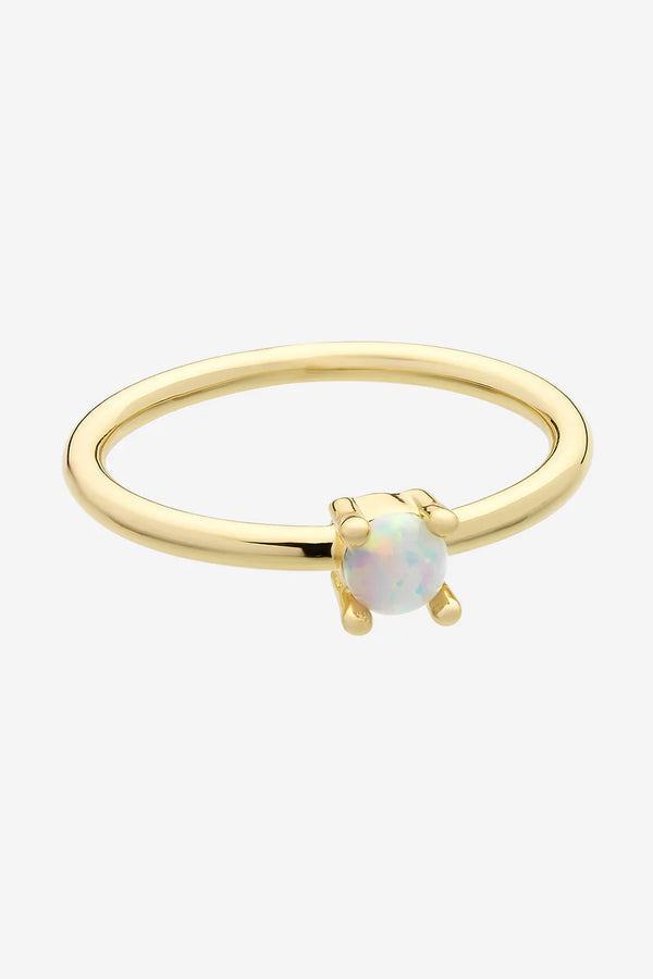 Emery Opal Gold Ring