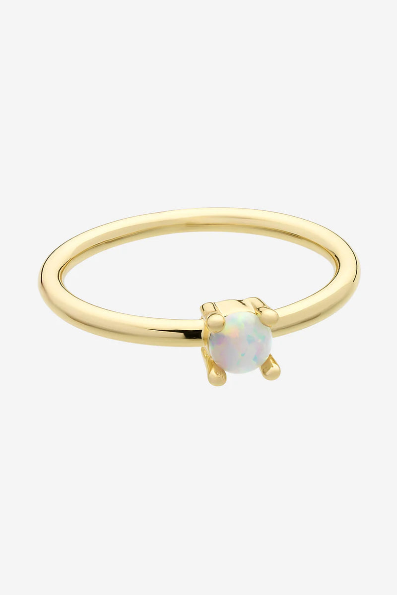 Emery Opal Gold Ring