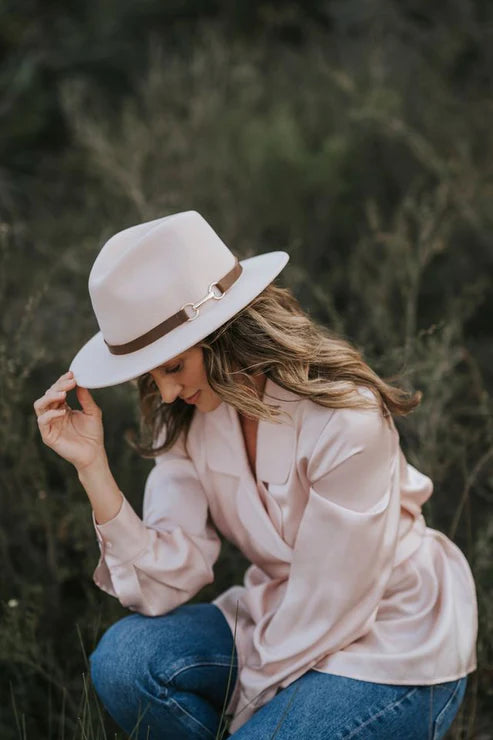 Renata Hat Blush Pink