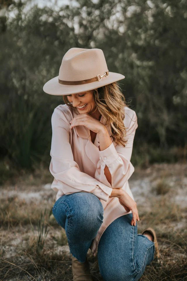 Renata Hat Blush Pink