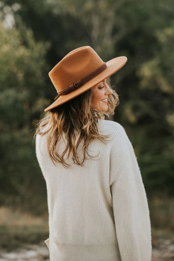 Rhiannon Panama Hat Cinnamon