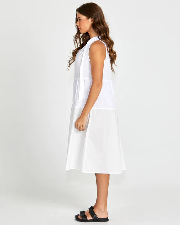 Savannah Dress White