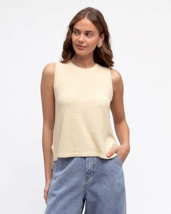 Saturday Knit Top Natural