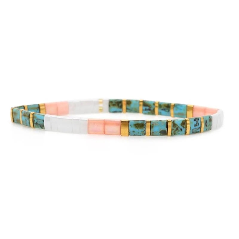 Ibiza Bracelet Sorbet and Turquoise