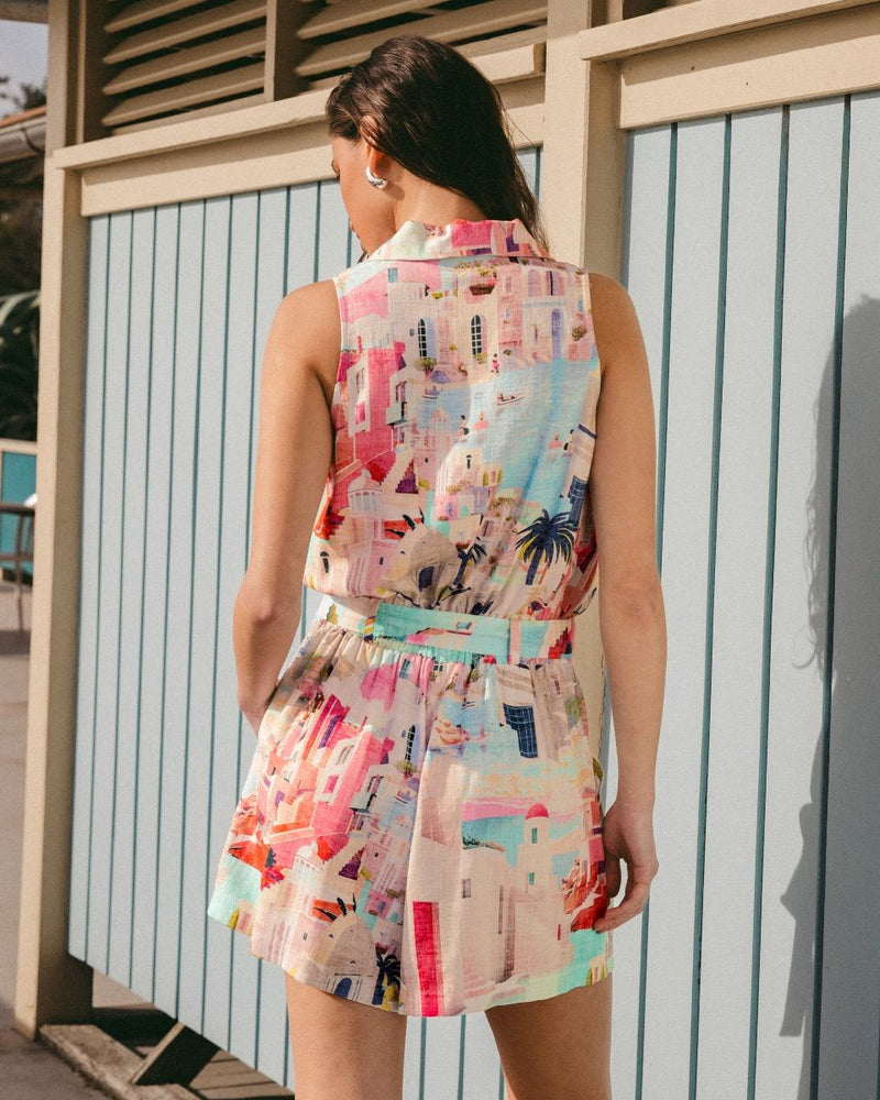 Sunny Santorini Playsuit
