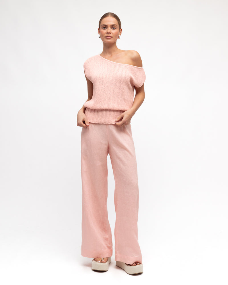 Sorbet Knit Top Pink