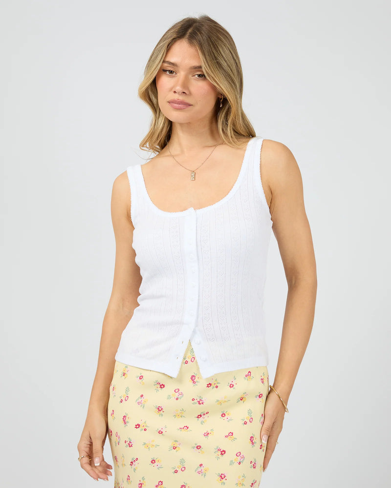 Tia Tank White