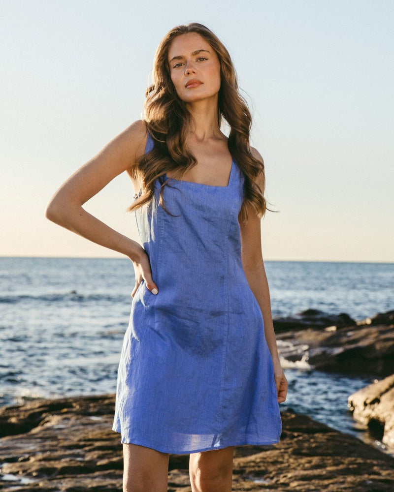 Tide Mini Dress Blue