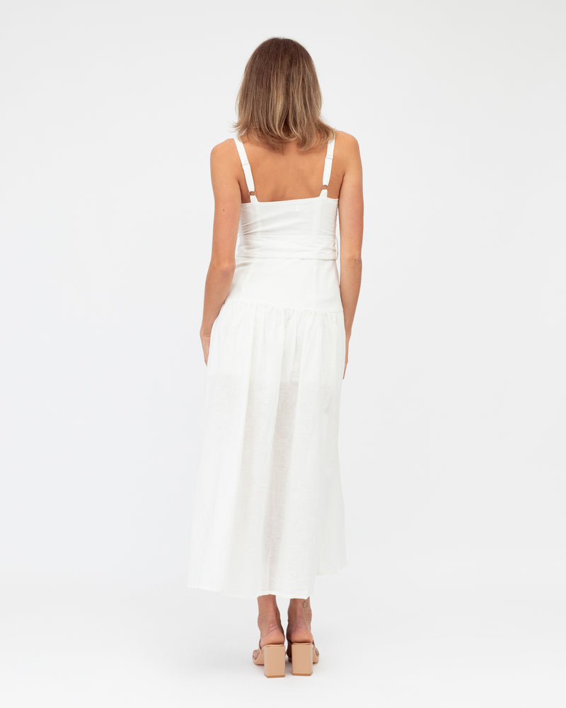 Amelie Dress White