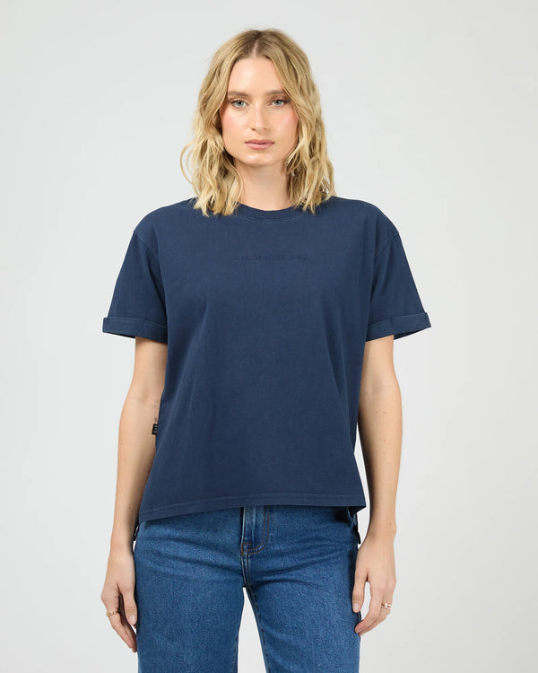 AAE Washed Tee Navy