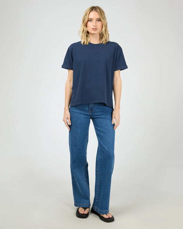 AAE Washed Tee Navy