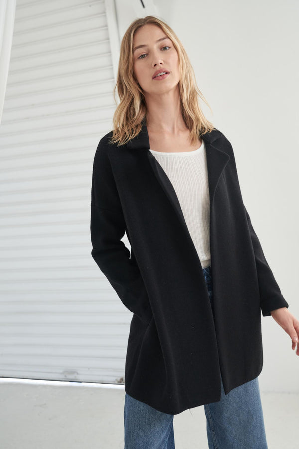 Zuzu Coatigan Black