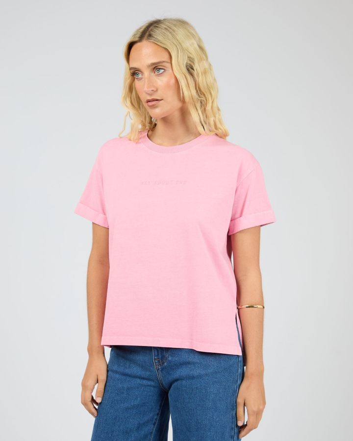 AAE Washed Tee  Carnation Pink