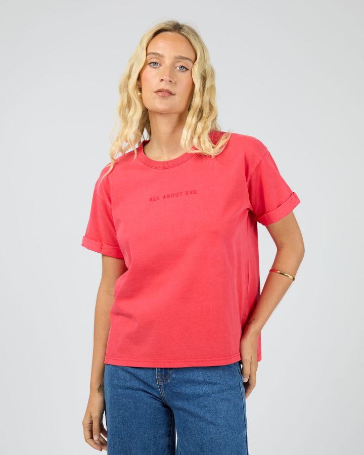 AAE Washed Tee Red