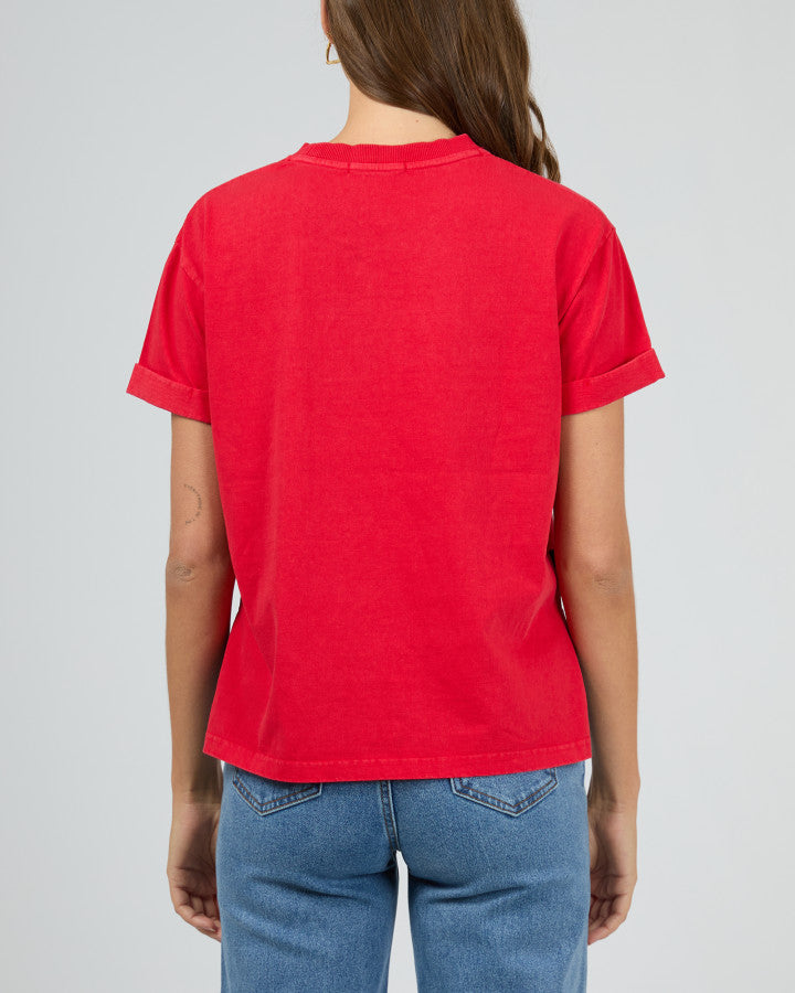 AAE Washed Tee Scarlet