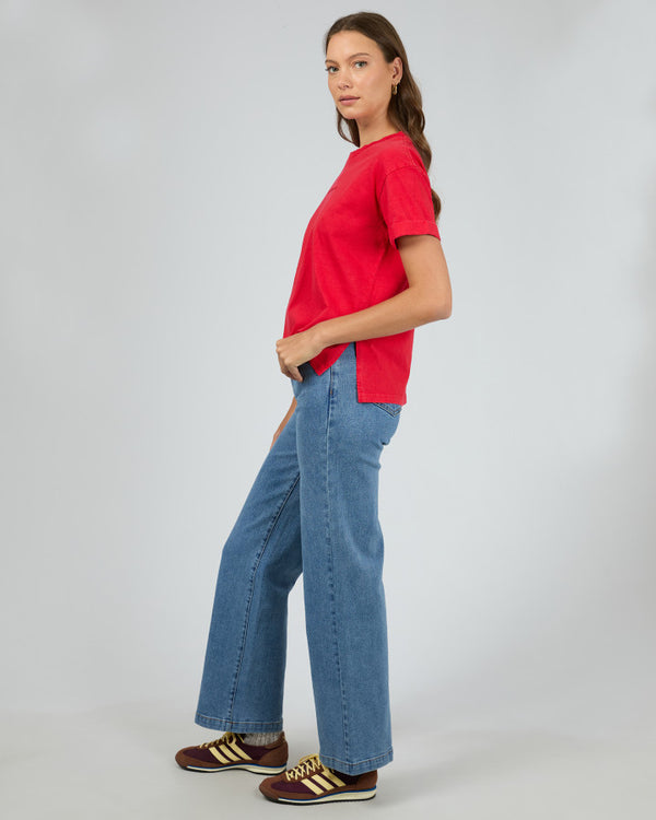 AAE Washed Tee Scarlet