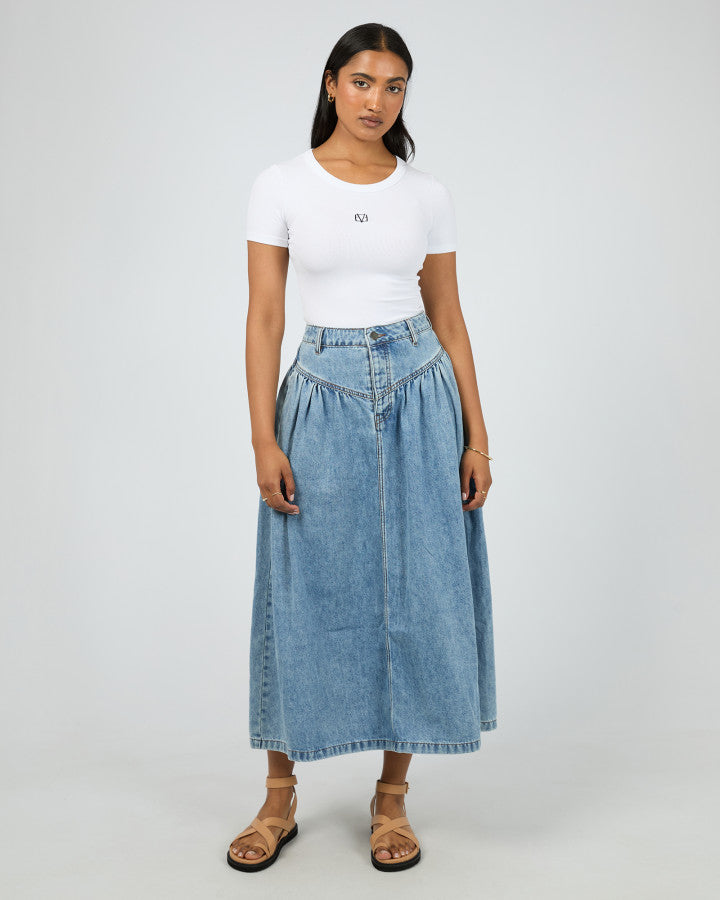 Arlo Maxi Skirt Light Blue
