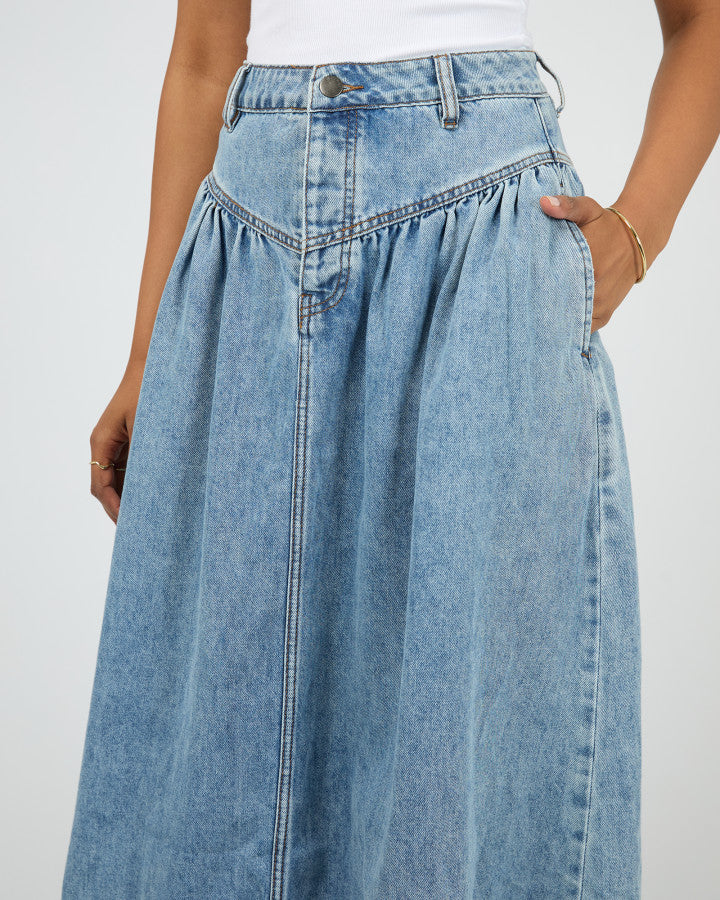 Arlo Maxi Skirt Light Blue