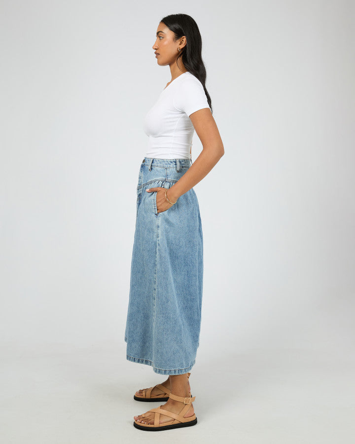 Arlo Maxi Skirt Light Blue