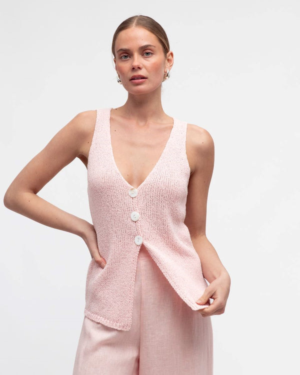Shelley Knit Top Pink