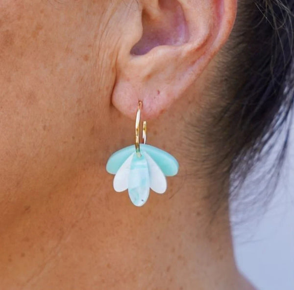 Happy Hour Earrings Aqua