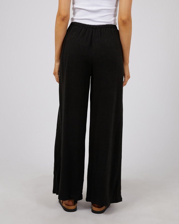 Luxe Linen Pant Black