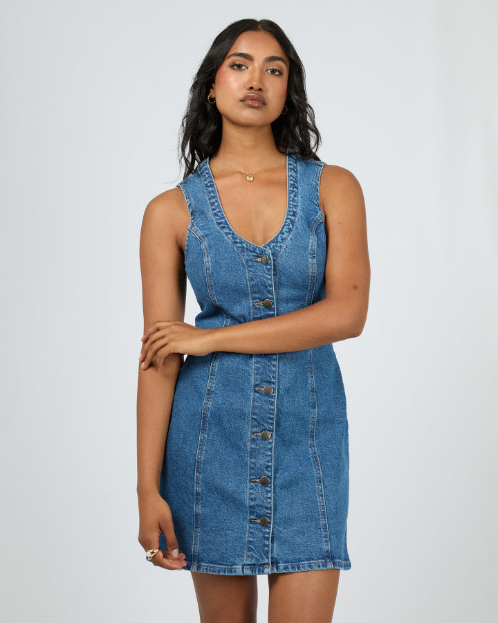 Peta Mini Dress Blue