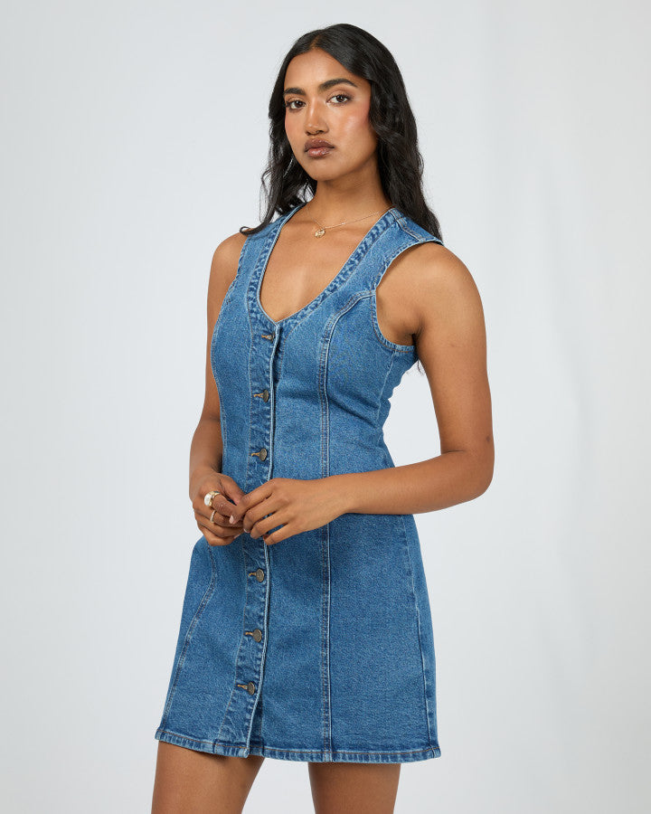 Peta Mini Dress Blue